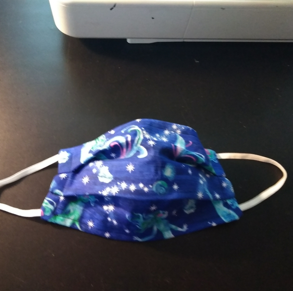 Homemade fabric face mask